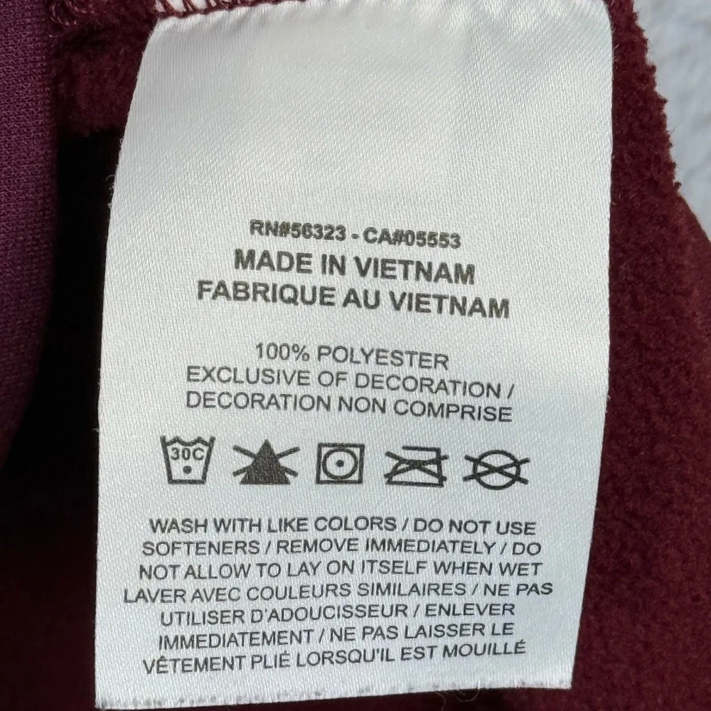 Nike Pullover Swoosh‎ Training Hoodie Mens Medium Therma-FIT Fleece Maroon